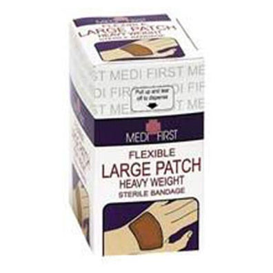 Bandage Medi-First 2x3\" Patch Elastic/Fabric Tan LF Sterile 25/Package - Surgical Supplies NY
